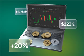 Représentation technologique de la plateforme Élan Éparonce dotée d'un système de trading automatique alimenté par l'IA